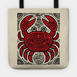 Psychedelic Cancer Zodiac Tote
