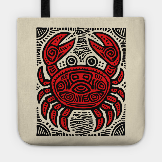 Psychedelic Cancer Zodiac Tote by TuncGK