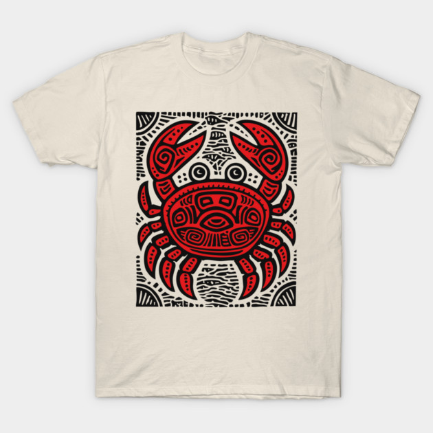 Psychedelic Cancer Zodiac T-Shirt by TuncGK