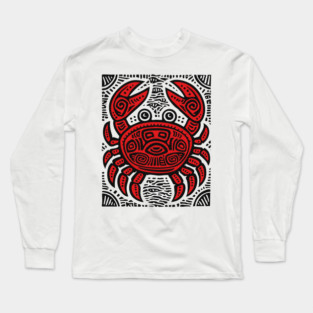 Psychedelic Cancer Zodiac Long Sleeve T-Shirt
