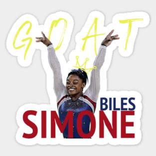 Simone Biles Goat Magnet