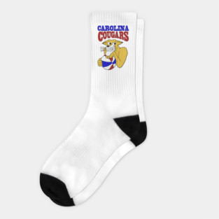 Defunct Carolina Cougars ABA Basketball Socks