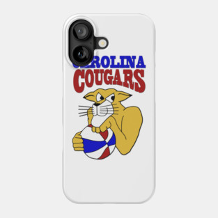 Defunct Carolina Cougars ABA Basketball Phone Case