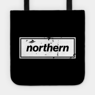 Northern - England Oasis Distressed Style Statement White Tote