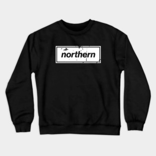 Northern - England Oasis Distressed Style Statement White Crewneck Sweatshirt