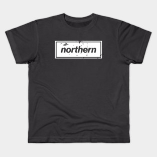 Northern - England Oasis Distressed Style Statement White Kids T-Shirt