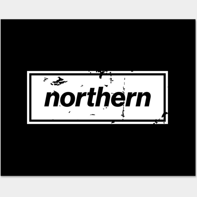 Northern - England Oasis Distressed Style Statement White Wall Art by Butter Creative