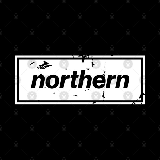 Northern - England Oasis Distressed Style Statement White by Butter Creative
