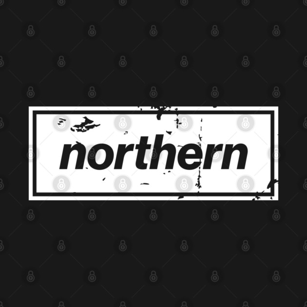 Northern - England Oasis Distressed Style Statement White by Butter Creative