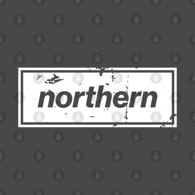 Northern - England Oasis Distressed Style Statement White by Butter Creative