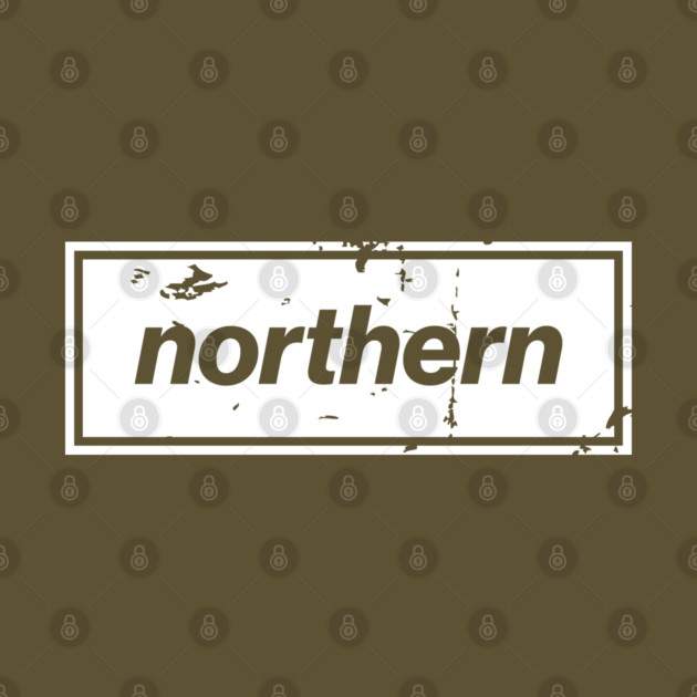 Northern - England Oasis Distressed Style Statement White by Butter Creative