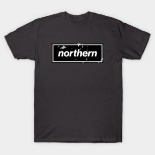Northern - England Oasis Distressed Style Statement Black T-Shirt