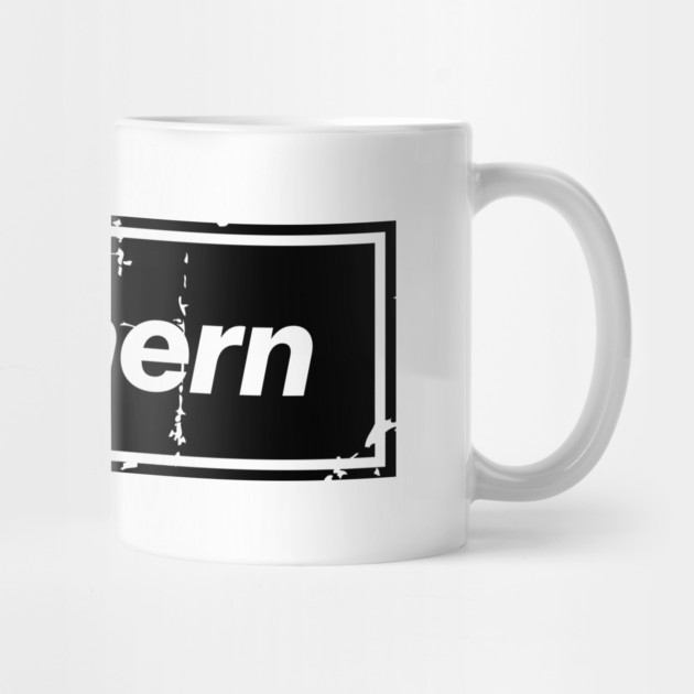 Northern - England Oasis Distressed Style Statement Black by Butter Creative