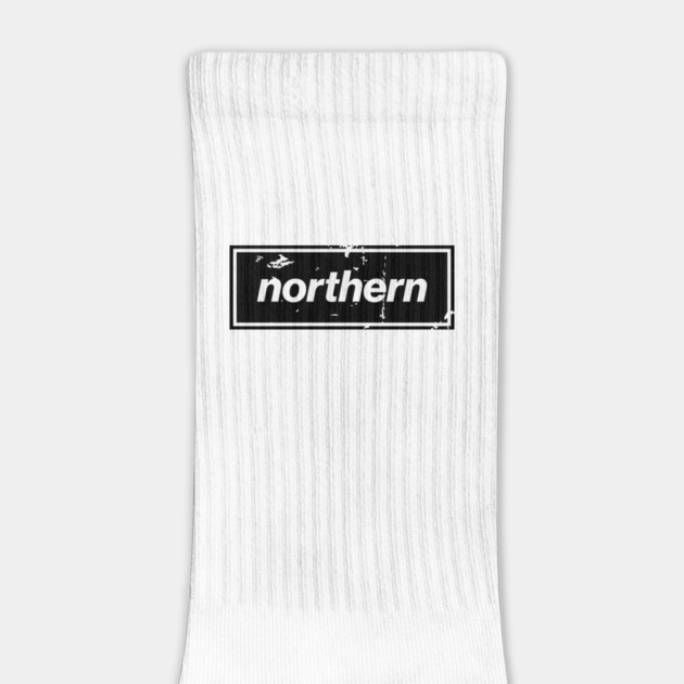 Northern - England Oasis Distressed Style Statement Black by Butter Creative