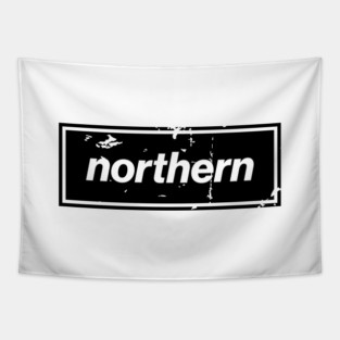 Northern - England Oasis Distressed Style Statement Black Tapestry
