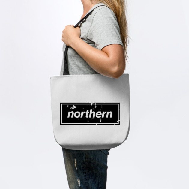 Northern - England Oasis Distressed Style Statement Black by Butter Creative