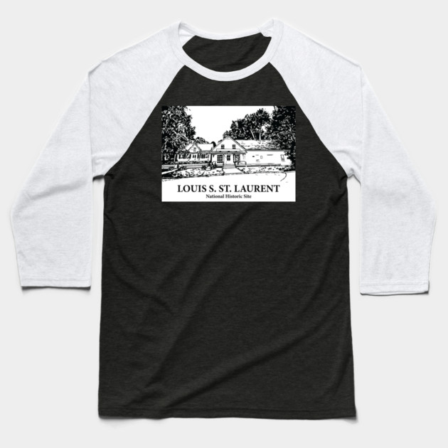 Louis S. St. Laurent National Historic Site Baseball T-Shirt by Lakeric