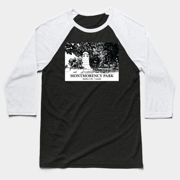 Montmorency Park - Québec City QC Baseball T-Shirt by Lakeric