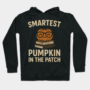 Smartest Pumpkin in the Patch Halloween School Graphic Hoodie