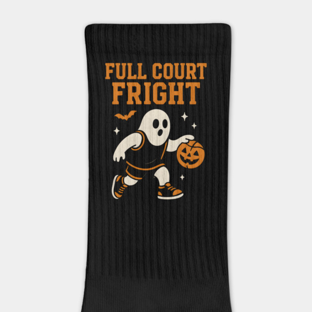 Full Court Fright Basketball Ghost Halloween Graphic by MakerMind8.2