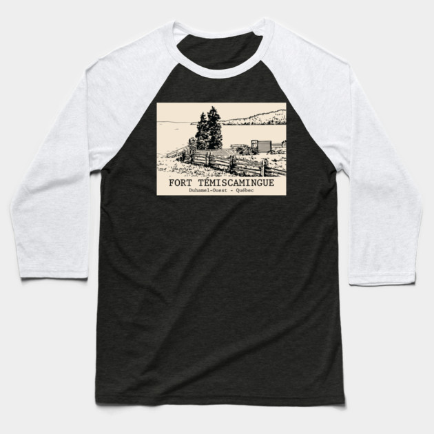 Fort Témiscamingue - Duhamel-Ouest QC Baseball T-Shirt by Lakeric