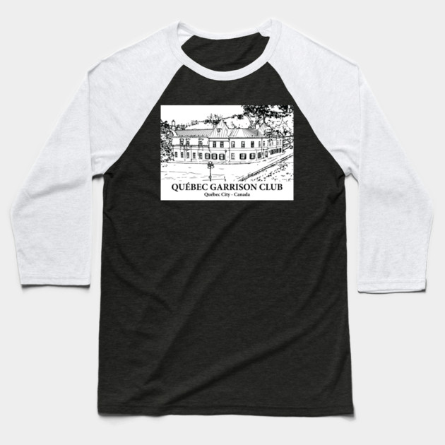 Québec Garrison Club - Québec City QC Baseball T-Shirt by Lakeric
