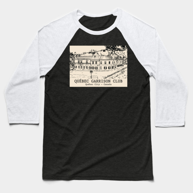 Québec Garrison Club - Québec City QC Baseball T-Shirt by Lakeric