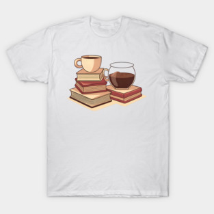 Too Much Coffee Too Many Books T-Shirt
