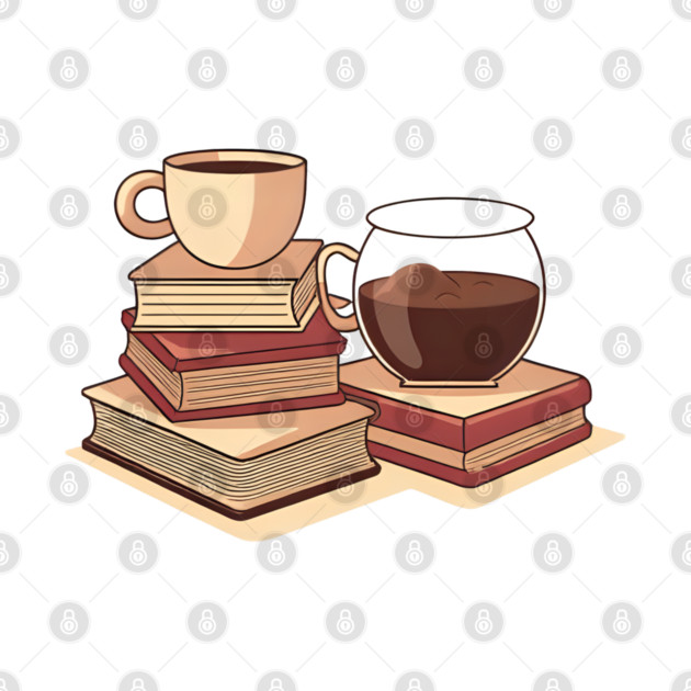Too Much Coffee Too Many Books by SR8891