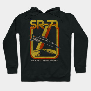 SR-71 Blackbird Lockheed Skunk Works Retro Hoodie