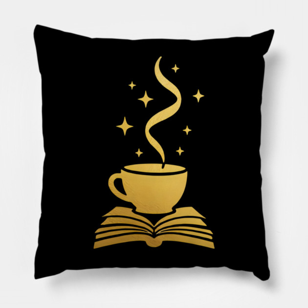 Latte and Literature Pillow by SR8891