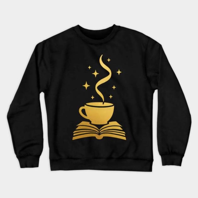 Latte and Literature Crewneck Sweatshirt by SR8891