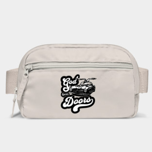 Mercedes Benz classic car design with Bible verse & positive quote. Bag