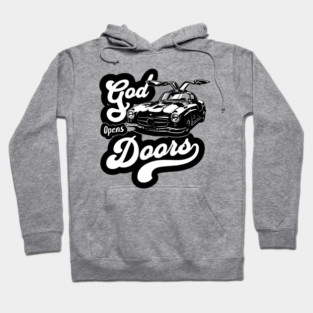Mercedes Benz classic car design with Bible verse & positive quote. Hoodie