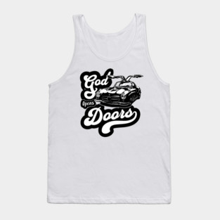 Mercedes Benz classic car design with Bible verse & positive quote. Tank Top