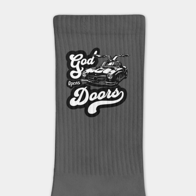 Mercedes Benz classic car design with Bible verse & positive quote. by monsalveautos