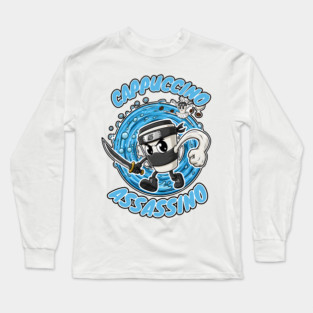 Italian Brainrot: Cappuccino Assassino Long Sleeve T-Shirt