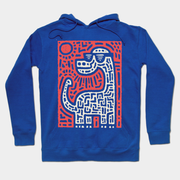 Cool Brontosaurus | Dinosaur with Sunglasses Hoodie by TuncGK
