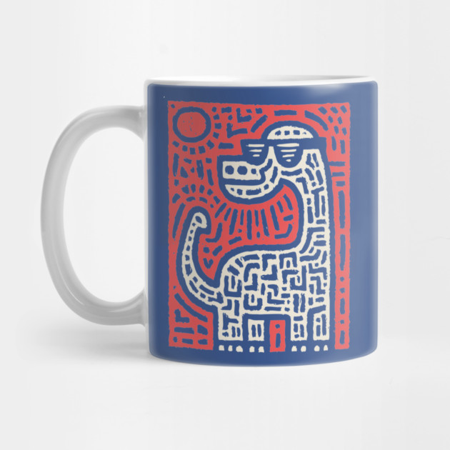 Cool Brontosaurus | Dinosaur with Sunglasses by TuncGK