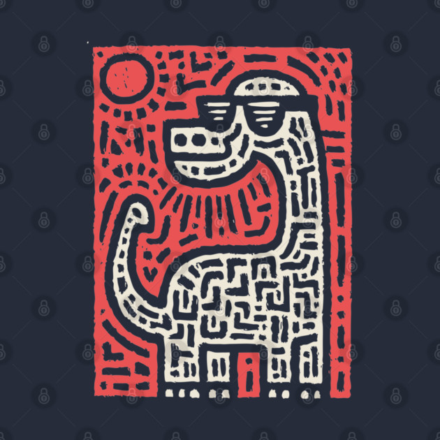 Cool Brontosaurus | Dinosaur with Sunglasses by TuncGK