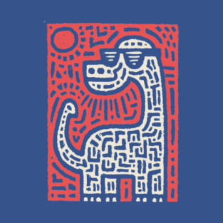 Cool Brontosaurus | Dinosaur with Sunglasses T-Shirt