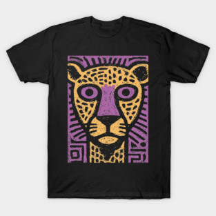 Psychedelic Cheetah | Colorful Tribal Big Cat T-Shirt