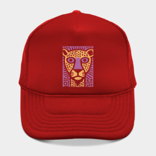 Psychedelic Cheetah | Colorful Tribal Big Cat Hat