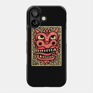Chinese Dragon Head | Tribal Lunar New Year Phone Case