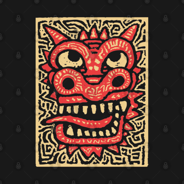 Chinese Dragon Head | Tribal Lunar New Year by TuncGK