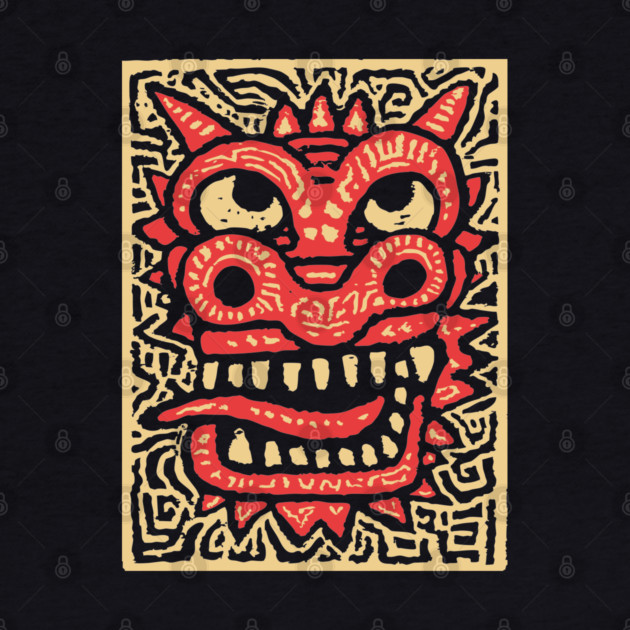 Chinese Dragon Head | Tribal Lunar New Year by TuncGK