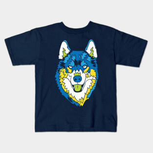 A Cool Husky Kids T-Shirt