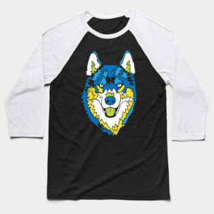 A Cool Husky Baseball T-Shirt