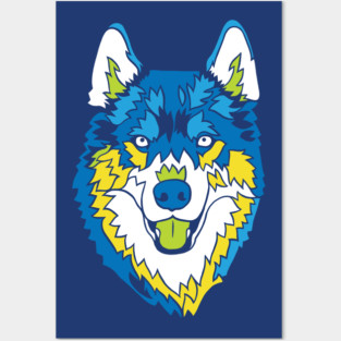 A Cool Husky Posters and Art