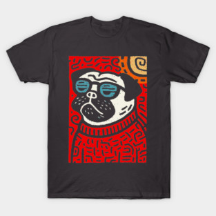 Psychedelic Pug | Trippy Pop Art Dog T-Shirt